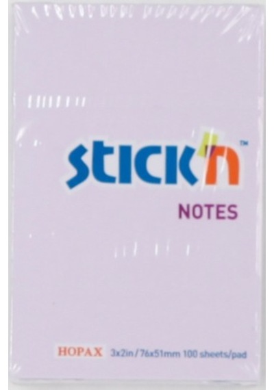 Stıckn 76x51 Pastel Lila 100 Yaprak Gıpta 4712759214022
