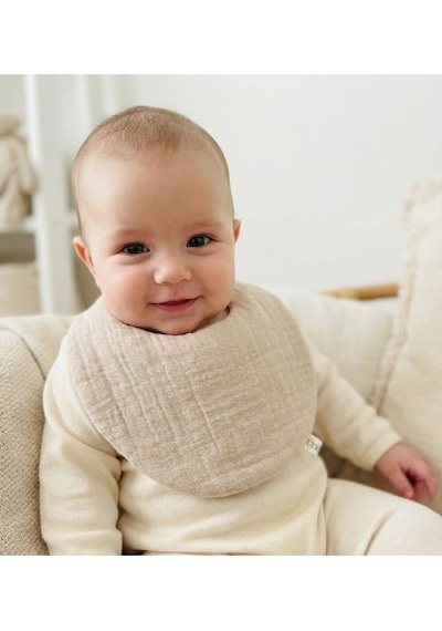 3 Lü %100 Pamuk Organik 8 Kat Müslin Mama Önlüğü / Salya Önlüğü / Yakalık