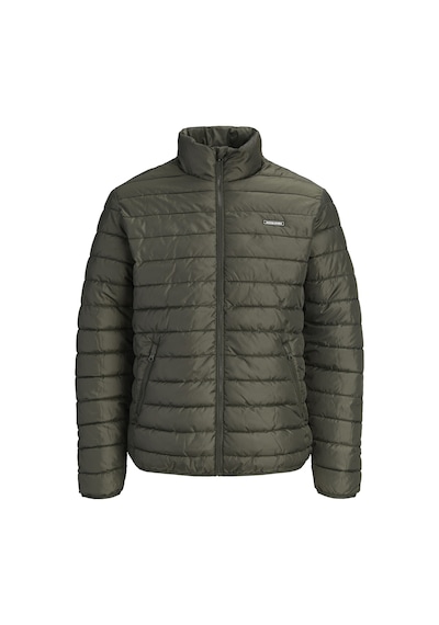 Jack & Jones Erkek Su Itici Özellikli Yüksek Yaka Uzun Kollu Puffer Ceket - Elvis - 12299190 Rosin