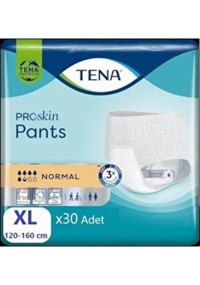 Tena Proskin Pants Normal 5.5 Damla Külot Bez XL 2 x 30'lu