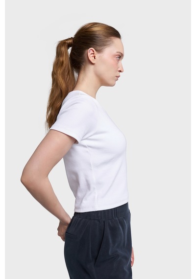 Lescon Kadın Kısa Kollu T-shirt 26y-2102 Beyaz