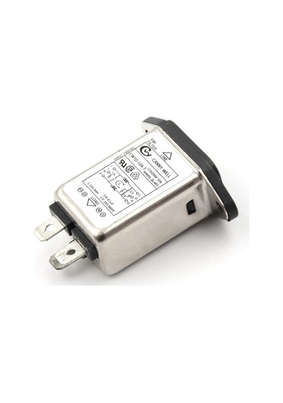 CW1D-10A-T AC 250V 10A C14 Erkek Soket EMI Filtreli Hat Şebeke EMC RFI Gürültü Bastırıcı Azaltıcı