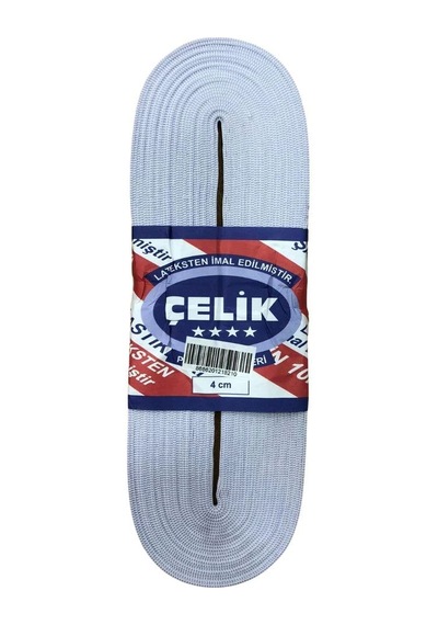 10 M 4 Cm Beyaz Paça Lastiği Çok Renkli