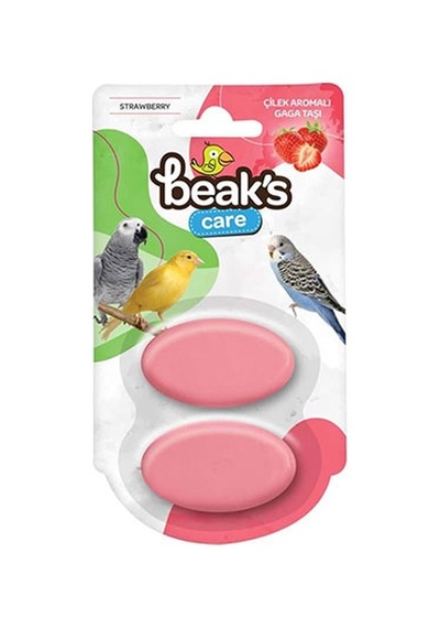 Beaks Çilek Aromalı Gaga Taşı İkili 297-60000.01