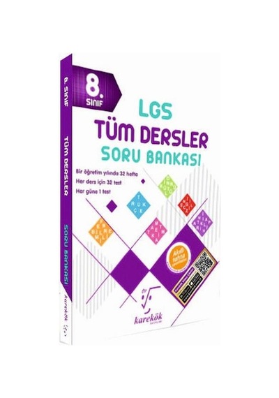 Karekök Yayınları 8. Sınıf Tüm Dersler Soru Bankası