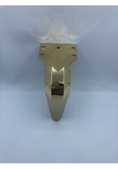 PLASTİK,15 CM GOLD KAPLAMA,KOLTUK,MOBİLYA AYAĞI (4 ADET)