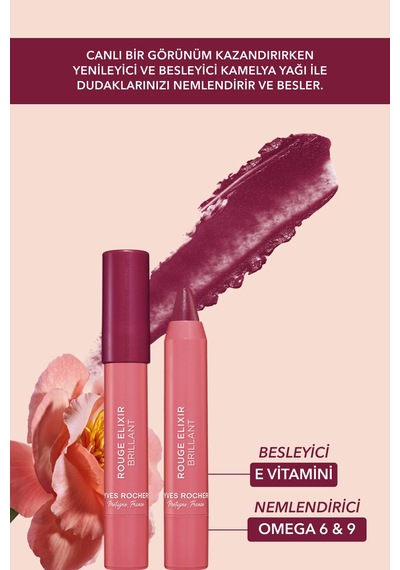 Yves Rocher Parlak Kalem Ruj-2.2 G-09.eflatun 09 Eflatun