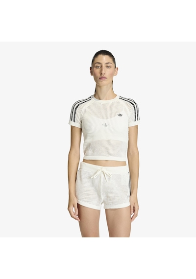 Adidas Crochet Tee Kadın Beyaz T-shirt Ke0200 2800324