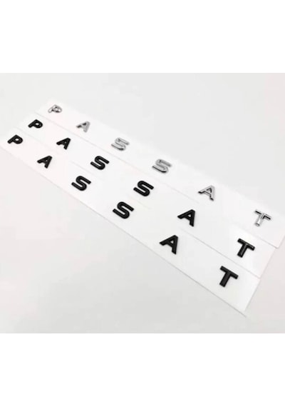 Vw Passat Bagaj Yazısı 45Cm X 1.7Cm Plastik B5-B6-B7-Cc-B8 Uyumlu (531318399)