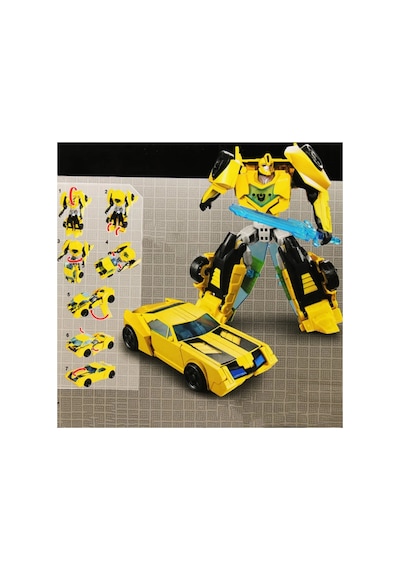 Transformer Metal Gövdeli Bumblebee Robota Dönüşen Araba Bumble Bee Bambıl Bi