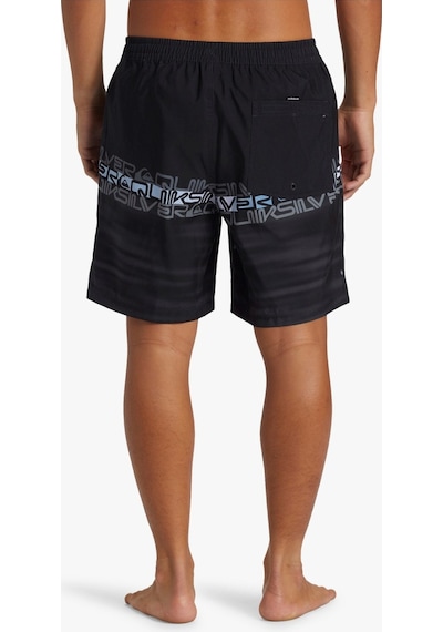 Quiksilver Quıksılver Everyday Wordblock Volley 17 Black Erkek Volley Short 001