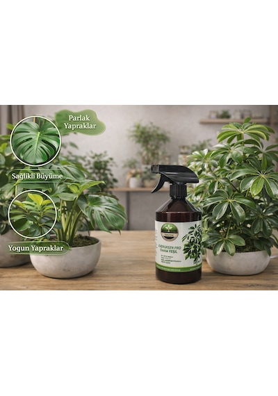 Evergreen Pro Yeşil Bitkiler İçin Organomineral Besin Çözeltisi 500 ML