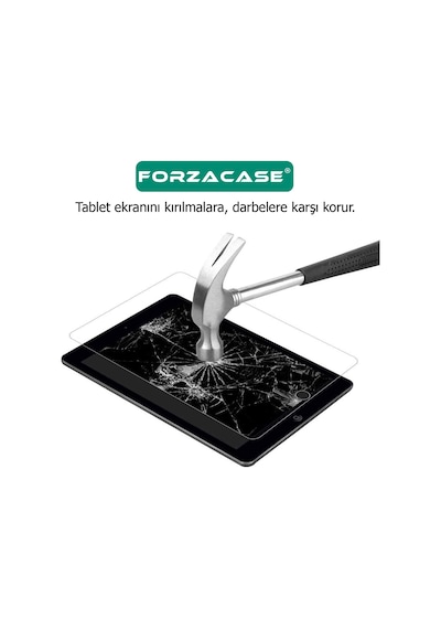 Forzacase Apple Uyumlu iPad Air 11 2024 11 İnch İle Temperli Kırılmaz Cam Ekran Koruyucu - Fc021