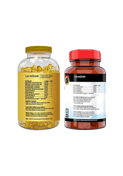 Flx Omega 3-6-9 180 Softgel + Flx Magnezyum Malat 60 Tablet