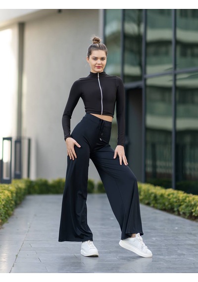 Lismina Siyah Yoga Tayt Pantolonu Siyah