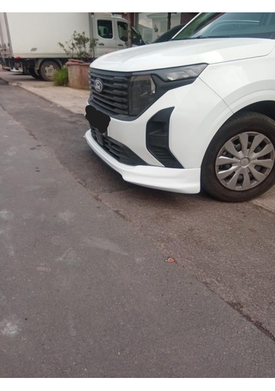 Ford Courier 2024 Ön Tampon Eki Fiberglass Araç Renfi Boyalı Beyaz Renk