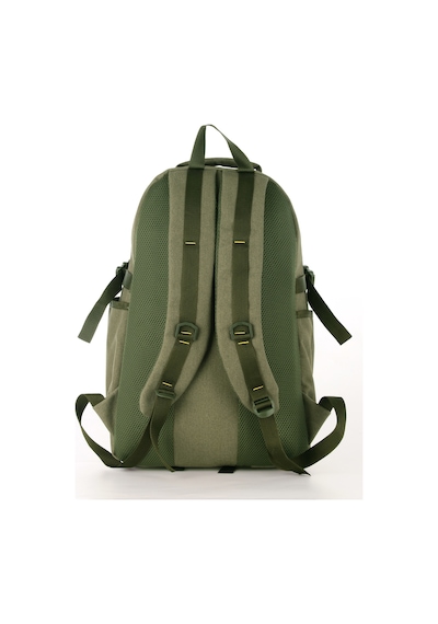 Strong Unisex Kanvas Kumaş Laptop Bölmeli Outdoor Sırt Çantası Dağcı Sırt Çantası Haki Yeşil