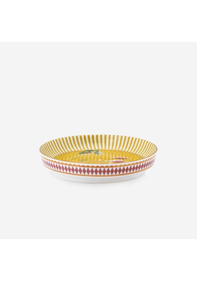 Sarı Porselen Çay Tabağı 9 Cm