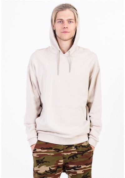 Jahr Marc Krem Rengi Büyük Beden Erkek Kapüşonlu Sweatshirt