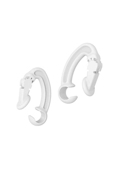 Apple AirPods Uyumlu Zore Earhook Kulaklık Tutucu Aparat Beyaz