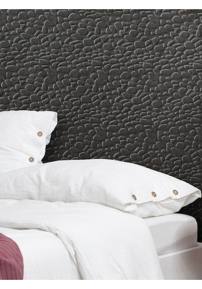Tink 3d Kendinden Yapışkanlı Akustik Keçe Panel Leopar Desenli 52x98 Cm 10 Adet 5 M² Koyu Gri