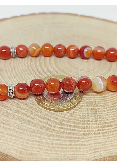 Yaşamtohumu Akik Taşı Tesbih 33'Lük 8 MM 51654