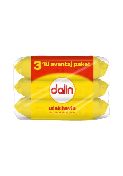 Dalin Islak Havlu 3x56'lı - 8 Adet Tarı 8'li set