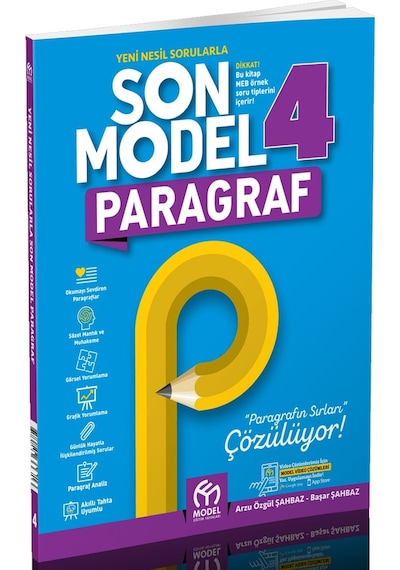 Model Yayınları 4. Sınıf Son Model Paragraf Soru  Bankası