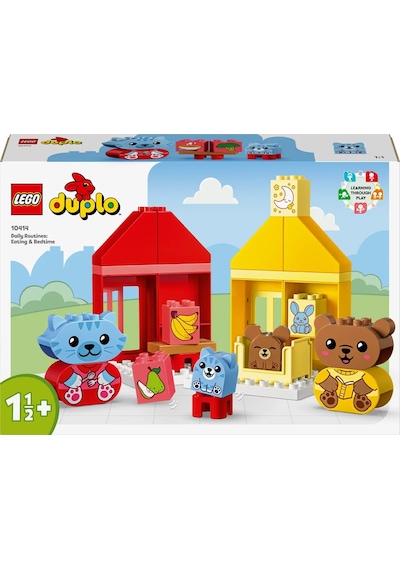 LEGO® DUPLO® İlk Günlük Rutinlerim: Yemek ve Uyku Zamanı 10414 1½+ Eğitici Oyuncak Yapım Seti - 28 Parça