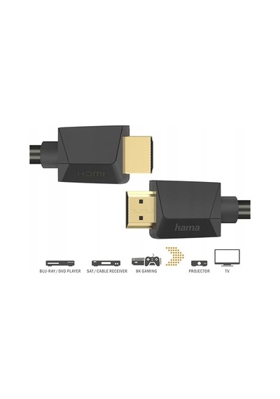 Hama Hdmi Kablosu 3 Metre Ultra Yüksek Hızlı Monitör Kablosu 4k