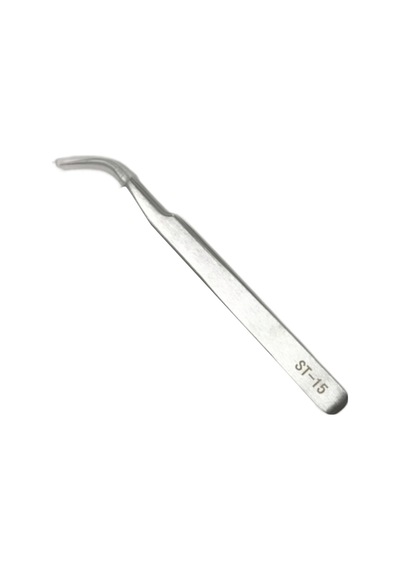 Hassas Kaş Cımbız - Pürüzsüz Bakım İçin Hizalanmış İpuçları İle Sakal Sökücü Curved Nose Pliers