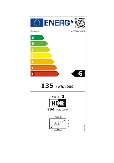 Samsung 75QN900F 75" 8K UHD Smart Neo QLED TV