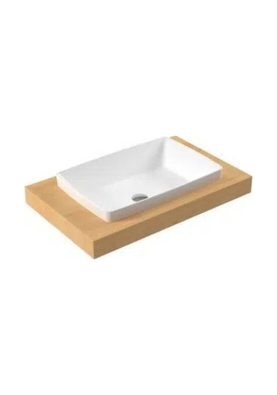 Serel - Rita Tezgah Üzeri Gömme Lavabo Beyaz Outlet - Rt34dss110h- Diğer