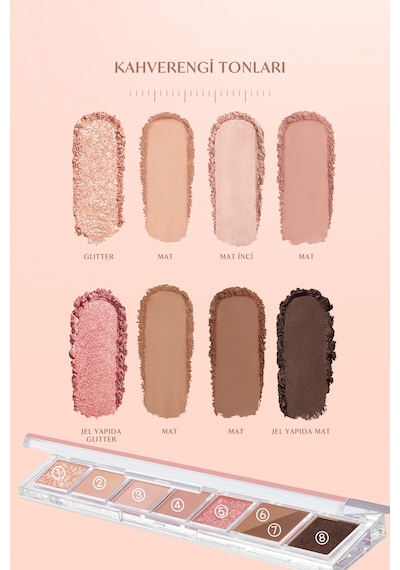 Peripera All Take Mood Palette 005 No Acorn Passes By Autumn