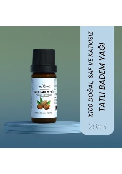 Saldives Tatlı Badem Yağı 20 ML