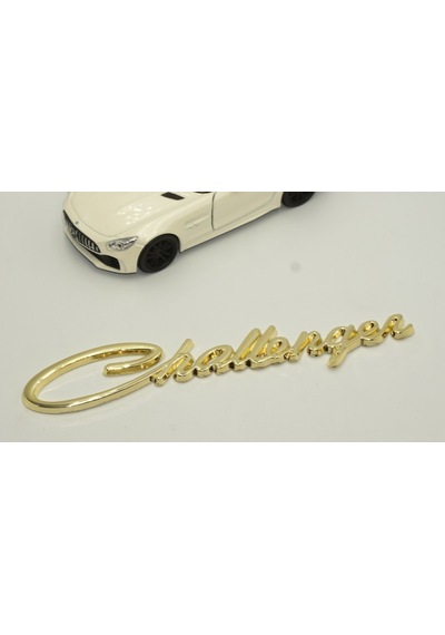 Dodge Challenger Bagaj Metal 3M 3D Yazı Logo (546914003)