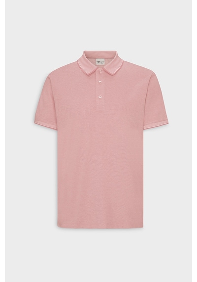 AC&Co / Altınyıldız Classics 4A4820200047PBY3XL Düğmeli Polo Yaka Cepsiz Slim Fit Erkek Tişört Pembe - Beyaz AC&Co / Altınyıldız Classics 4A4820200047PBY3XL Düğmeli Polo Yaka Cepsiz Slim Fit Erkek Tişört Pembe - Beyaz