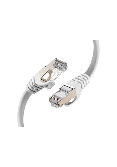 Flaxes FNK-710G Cat 7 S/ftp Patch Kablosu Gri 10 M