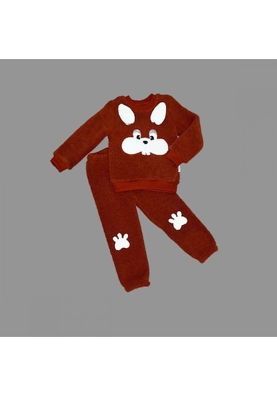 Alfa Expres 1-2-3 Yaş Kulaklı Tavşan Figürlü Kuzu Kumaş Sweat Pantolon Uzun Kollu Kız Erkek 2 Li Takımı Kahveren Kahverengi Alfa Expres 1-2-3 Yaş Kulaklı Tavşan Figürlü Kuzu Kumaş Sweat Pantolon Uzun Kollu Kız Erkek 2 Li Takımı Kahveren Kahverengi