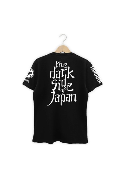 Mt The Dark Side Of Japan Baskılı Tişört Siyah
