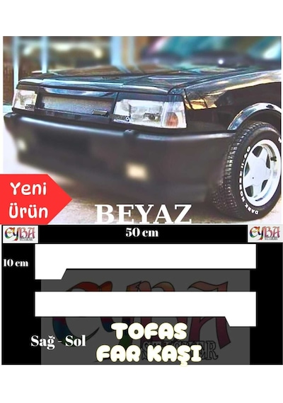 Tofaş Far Kaşı Sağ-sol 2 Adet