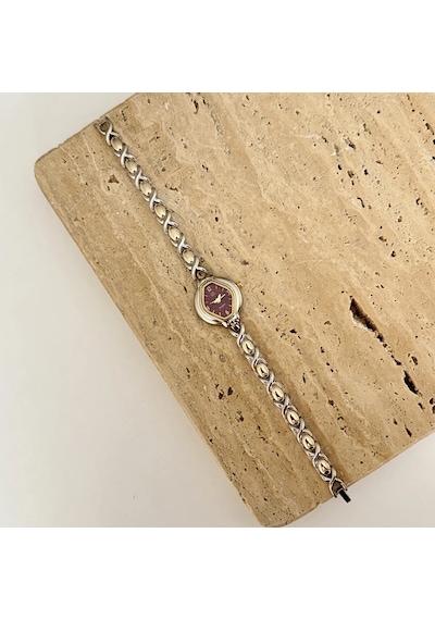 Velinor Silver Bordo Saat