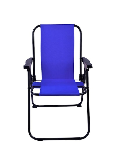 Exent 2-6 Yaş Lüx Çocuk Piknik Sandalyesi Mini Kamp Sandalyesi - Mavi