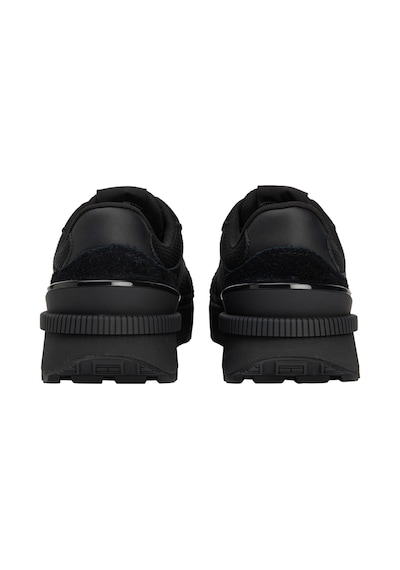 Tommy Hilfiger Erkek Renk Bloklu Siyah Sneaker Siyah