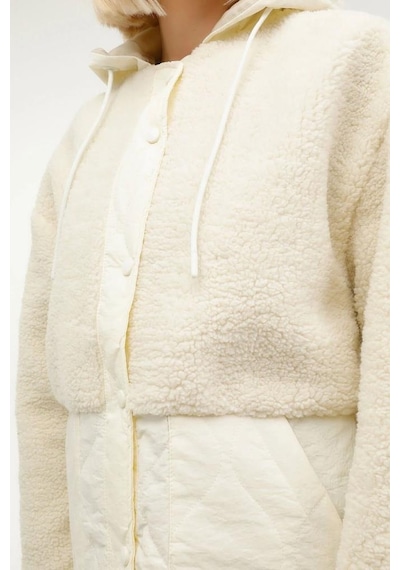 Lumberjack Hannah Teddy Jac Ekru Kadın Mont 6ct2008 101398899 001