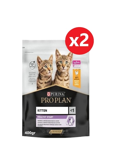 Pro Plan Junior Tavuklu Yavru Kedi Maması 400 Gr 2 Adet