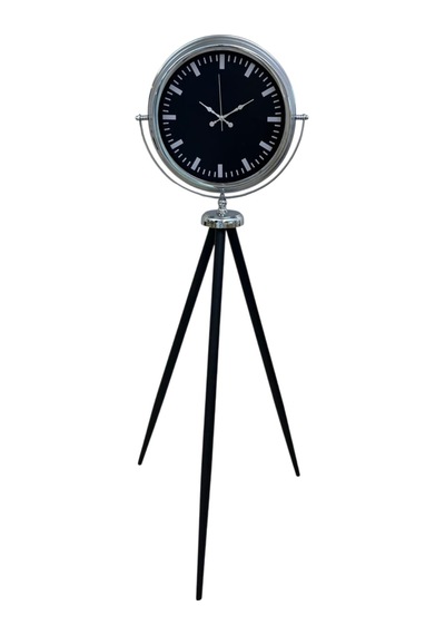 Krom Prime Modern Tripod Ayaklı Saat