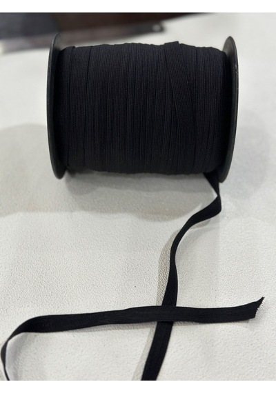 1 Cm Kıl Lastik Siyah 5 Metre