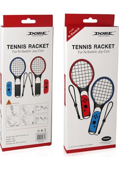Nintendo Switch Tenis Raket Set Mario Tennis Için 2li Raket