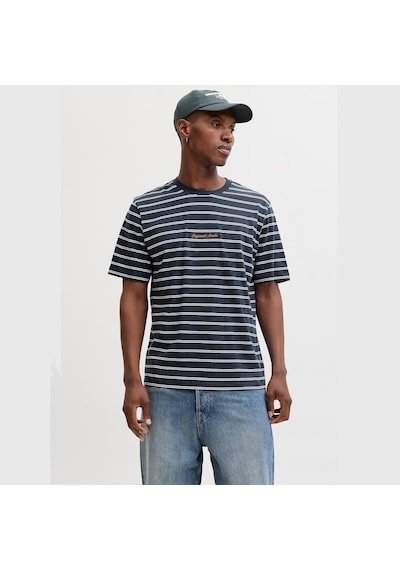 Jack & Jones Norrebro Erkek Lacivert Tişört 12291021-skyc Lacivert